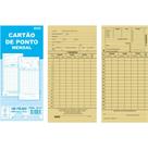 Impresso Cartão de Ponto Mensal Palha 86X180MM PCT com 100 Impresso Cartão de Ponto Mensal Palha 86X180MM PCT com 100