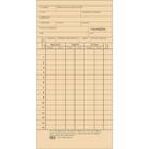 Impresso Cartao De Ponto Mensal Ta Palha 85X179Mm Impresso Cartao De Ponto Mensal Ta Palha 85X179Mm