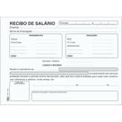 Impresso Recibo de Salário 100 Folhas - Pacote com 10