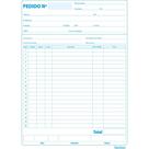 Impresso Talão de Pedido 1/18 2 Vias 50 Folhas Pacote com 20