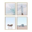 Impressões artísticas de parede HAUS AND HUES Beach Set 4 Ocean Decor 20x25cm Impressões artísticas de parede HAUS AND HUES Beach Set 4 Ocean Decor 20x25cm