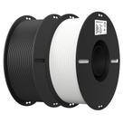 Impressora 3D Filament Creality PLA 1,75 mm 2 kg preto e branco Impressora 3D Filament Creality PLA 1,75 mm 2 kg preto e branco