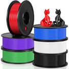 Impressora 3D Filament Dynta PLA 1,75 mm, pacote com 6 cores, 250g x 6