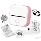 Impressora de adesivos Memoqueen T02 Mini Pocket Thermal Rosa