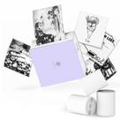 Impressora de bolso Phomemo M02 térmica Bluetooth com 3 rolos de papel