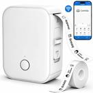 Impressora De Etiquetas Inteligente Térmica Bluetooth Sem Tinta iOS Android Com Bobina Adesiva Mini