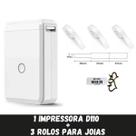 Impressora Etiqueta Niimbot D110 + 3 rolos etiqueta joias