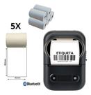 Impressora Etiqueta Xd-210 + 5 Rolos Etiqueta Adesiva 40x60