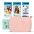 Impressora Fotográfica HP Sprocket 2x3 Bluetooth Portátil Rosa