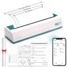 Impressora portátil OFFNOVA Wireless térmica sem tinta verde