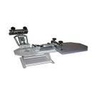 Impressora Rotativa Manual com Berço e Duas Garras para Serigrafia
