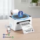 Impressora Térmica Etiqueta adesivas com Conexão USB e Bluetooth Rápida, Prática e Sem Tinta