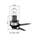 Impulsor Partida Escort Apollo Logus 9 Dentes Partida 228229 35258229