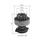 Impulsor Partida Volare Troller T4 6033Ad0070 9 Dentes