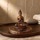Incensário Buda Porta Incenso Resina Zen Aromaterapia