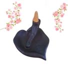 Incensário Cascata De Fumaça Yoga Zen Backflow Folha Vareta