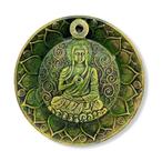 INCENSARIO CASCATA PRATO BUDA VERDE 12 CM EM RESINA - traz proteção, harmonia e paz INCENSARIO CASCATA PRATO BUDA VERDE 12 CM EM RESINA - traz proteção, harmonia e paz