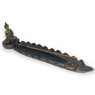 Incensário régua buda Tibetano rezando dourado 28 cm em resina 47-218