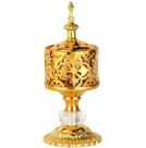 Incensário Turíbulo Defumador De Mesa Em Metal Estilo Oriental