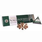 Incenso Cascata Indiano Pirâmide Golden Nag Patchouli Cone - Energia de Limpeza Astral Incenso Cascata Indiano Pirâmide Golden Nag Patchouli Cone - Energia de Limpeza Astral
