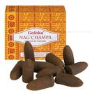 Incenso Cone De Massala Goloka Nag Champa Backflow Incense