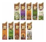 Incenso Flute Massala 25 Caixas com 7 varetas cada 5 Aromas sortidos