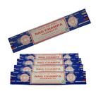 Incenso Natural Satya - Sai Baba Nag Champa Agarbatti 15g Purificação Energética Harmonização Ambientes Boas Energias Decorativo Relaxar Meditar