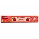 Incensos Tulasi Masala Caixa 7 Varetas Aroma:Nag Champa e Rose Incensos Tulasi Masala Caixa 7 Varetas Aroma:Nag Champa e Rose