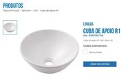 Incepa Cuba Apoio Loft R1 350mm Branca