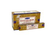 Incienso Satya Almizcle Egipcio Negro Palitos 15 g