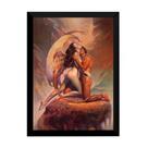 Incrivel Quadro Decorativo Arte Boris Valejjo 42x29cm Incrivel Quadro Decorativo Arte Boris Valejjo 42x29cm