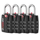 Indicador de alerta aberto TSA Bagage Combination Lock Forge 4PK
