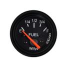 Indicador De Combustível (v=70-c=10) 52mm Preto 12v Willys Indicador De Combustível (v=70-c=10) 52mm Preto 12v Willys