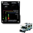 Indicador de controle de Sensor Nível Água 3 Niveis Caixas Motorhome