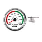 Indicador Sensor de Ângulo do Leme Cromado Para Barcos