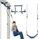 Indoor Swing & Pull-Up Bar Gym Gym1, 2 peças, azul para crianças Indoor Swing & Pull-Up Bar Gym Gym1, 2 peças, azul para crianças
