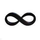 Infinito - Símbolo Do Amor / Decoração, Enfeite - 22 Cm