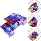 Infinity Cube Fidget Toy Cubo Galáxia Nebula Azul Estrelado Passatempo Mão Foco Pronta Entrega Já Top Já Já Já Já