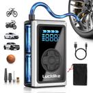 Inflador de pneus Lucklike Compressor de ar portátil de 150 PSI com medidor