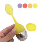 Infusor Chá Formato Folha - Silicone e Inox