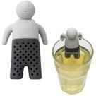 Infusor Coador De Chá De Silicone Modelo Boneco Colors 8x4,5cm