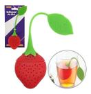 Infusor Coador De Cha De Silicone Modelo Morango
