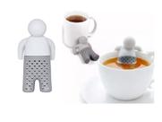 Infusor coador de cha silicone boneco homem descontraido - Mimo