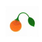 Infusor De Chá Ervas Mergulhador Filtro Difusor Em Silicone - Laranja