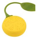 Infusor Para Chá Erva Em Silicone Com Alça Morango Limão