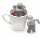 Infusor Para Chá Mini Boneco em Silicone Clink 8x4cm
