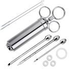 Injetor De Temperos Marinada Inox 3 Agulhas Carne Frango Injetor De Temperos Marinada Inox 3 Agulhas Carne Frango