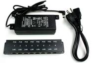 Injetor PoE Texas de 8 portas 10/100 passivo 48V 60W UL Power Injetor PoE Texas de 8 portas 10/100 passivo 48V 60W UL Power