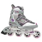 Inline Skates Roller Derby Aerio Q-60 para mulher - branco/cinza
