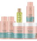 Inoar Meu Cacho Sha + cond + creme P.+ másc + gelatina 5x500 +ó leo 30ml argan